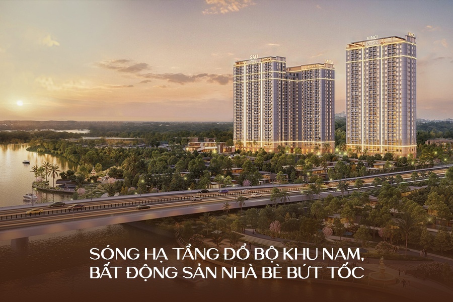 Sóng hạ tầng đổ bộ khu Nam, bất động sản Nhà Bè bứt tốc